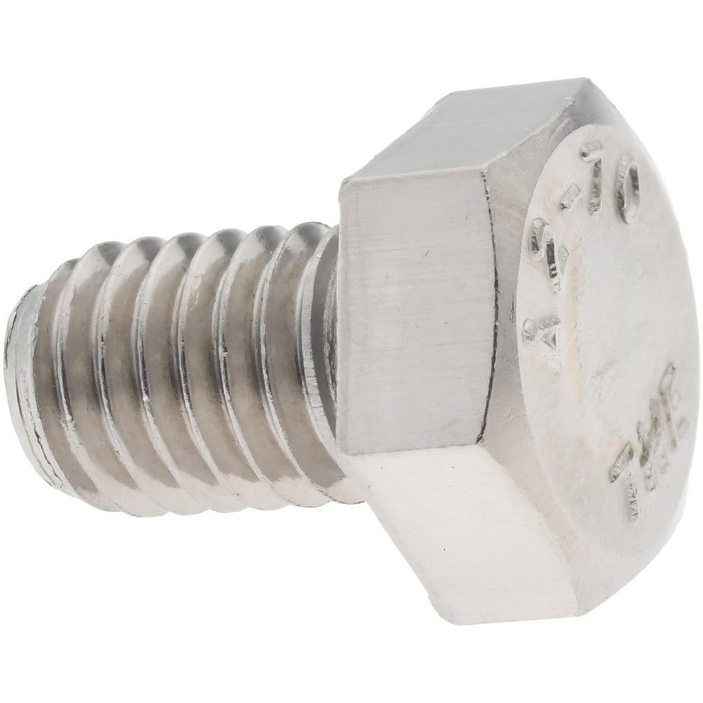 Hex Head Cap Screw: M8x1.25, 12.00 mm Length Under Head, Grade 18-8 & Austenitic Grade A2 Stainless Steel