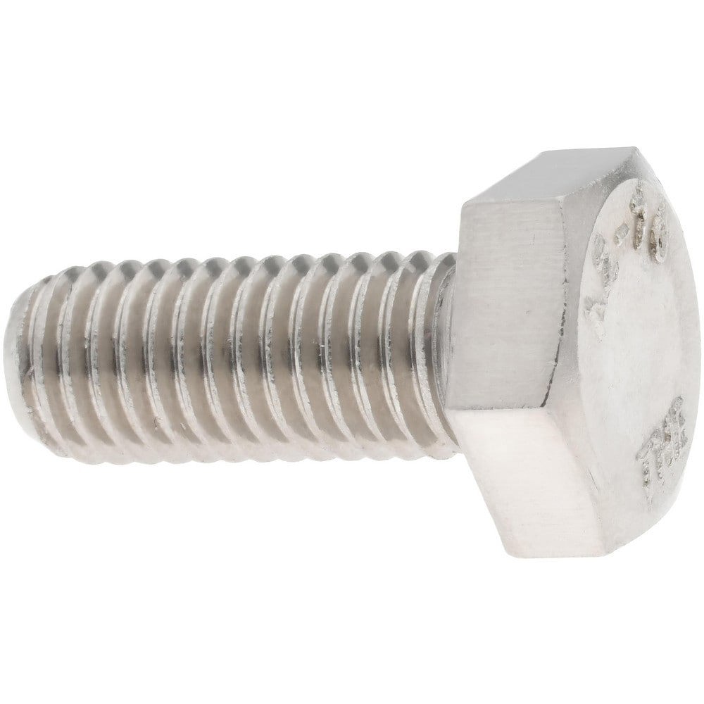 Hex Head Cap Screw: M10x1.5, 25.00 mm Length Under Head, Grade 18-8 & Austenitic Grade A2 Stainless Steel