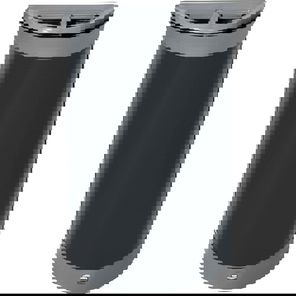 Trash Cans & Recycling Containers; Product Type: Trash Can ; Container Capacity: 11.5 gal ; Container Shape: Half-Round ; Container Material: Metal ; Color: Umbra Gray ; Material: Metal