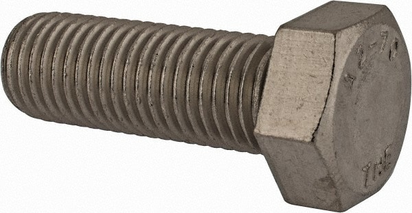 Hex Head Cap Screw: M16x2, 45.00 mm Length Under Head, Grade 18-8 & Austenitic Grade A2 Stainless Steel