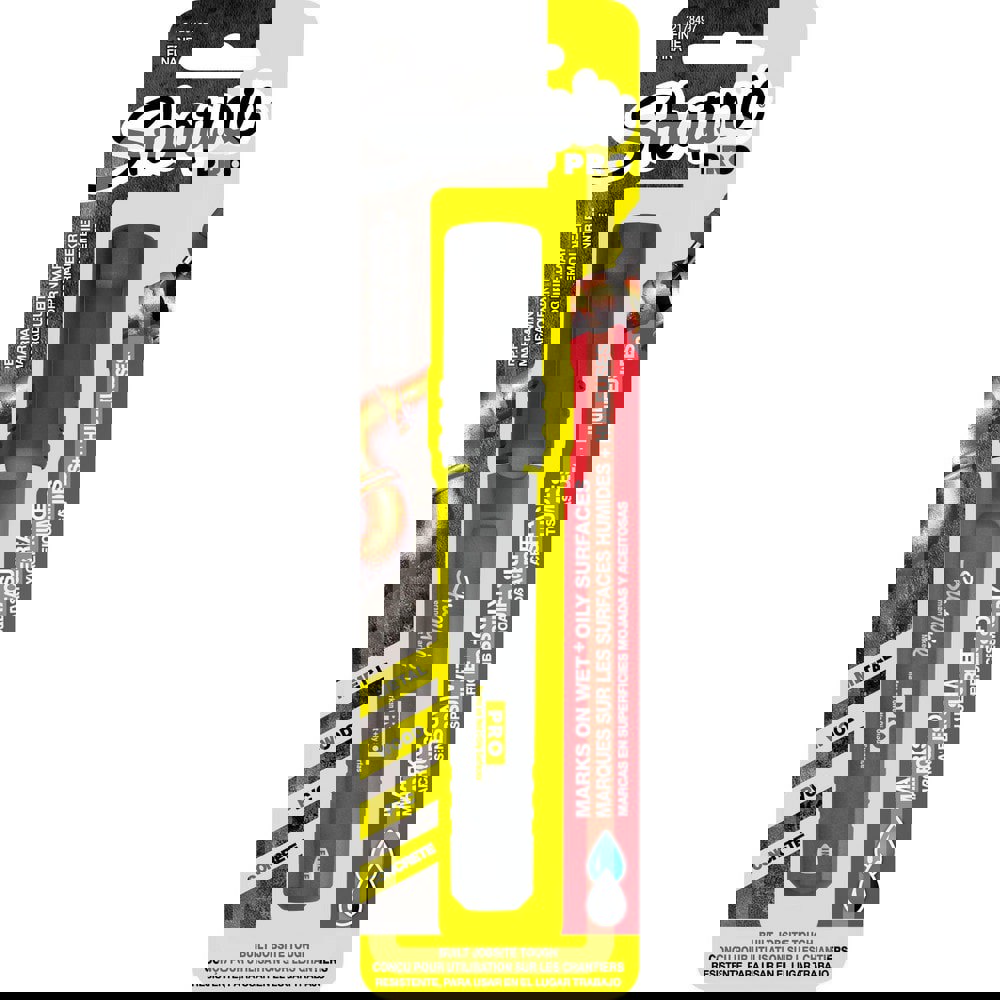 Markers & Paintsticks; Marker Type: Permanent Marker ; Tip Shape: Fine Point ; Color Family: Jet Black ; Ink Type: Oil Base ; Number Of Pieces: 1 ; UNSPSC Code: 27112300