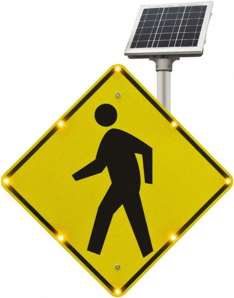 Pedestrian Crossing Sign: Diamond