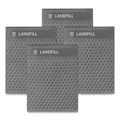 Trash Can Panel Kits & Bases; Container Series Compatibility: 2182677 - Medium Mixed Recycling Panels, Blue; 2182673 - Medium Compost Panel, Green; FG400300ROCK - Medium River Rock Panels ; Height (Inch): 27.950000 ; Color/Finish: Black