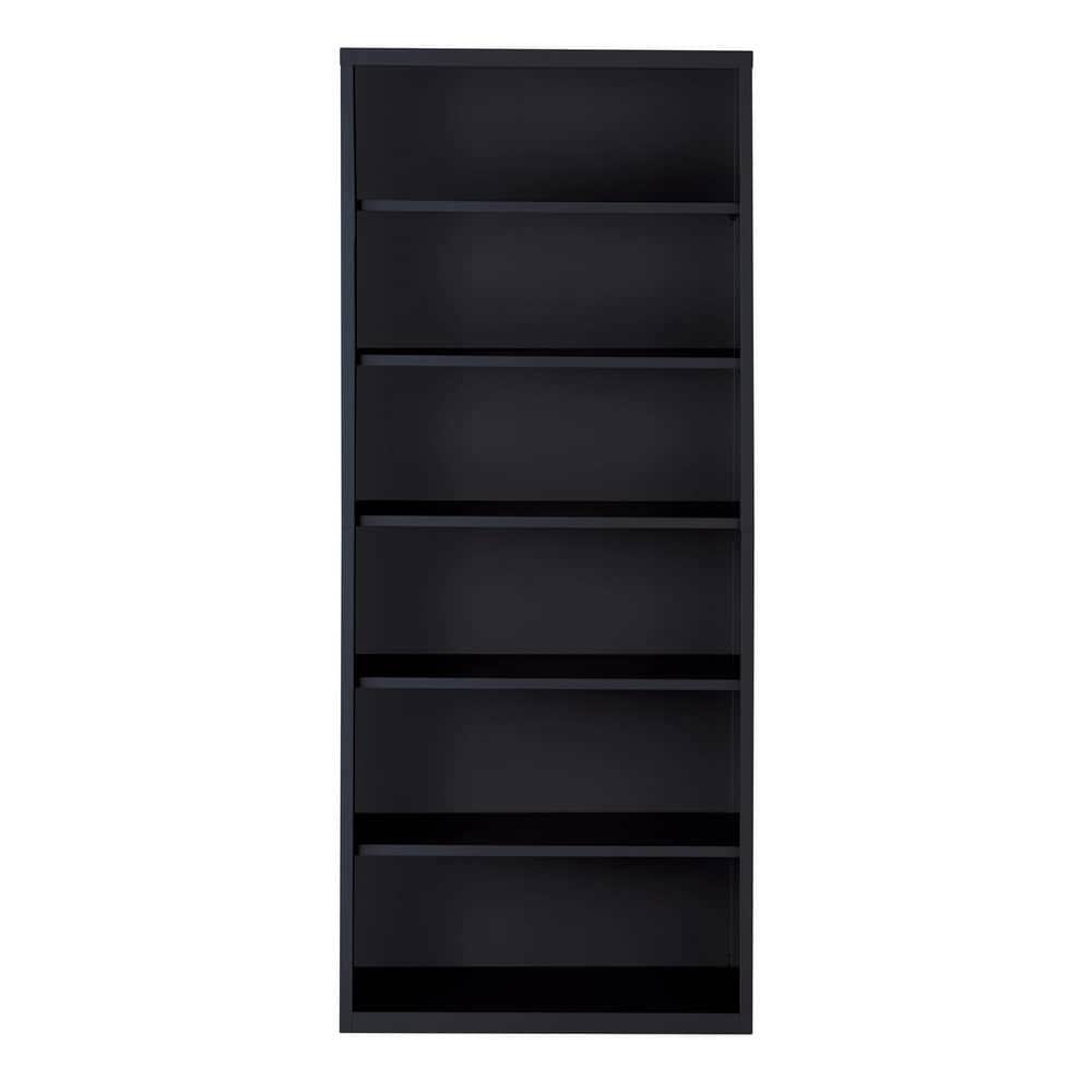 Bookcase: 6 Shelves, 200 lb Shelf Capacity