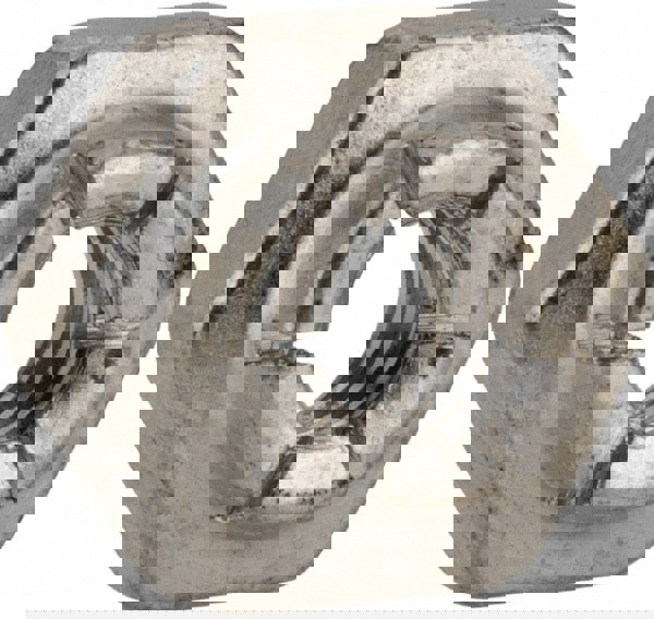 #10-24 UNJC Grade 2 Hex Lock Nut with Expanding Flex Top