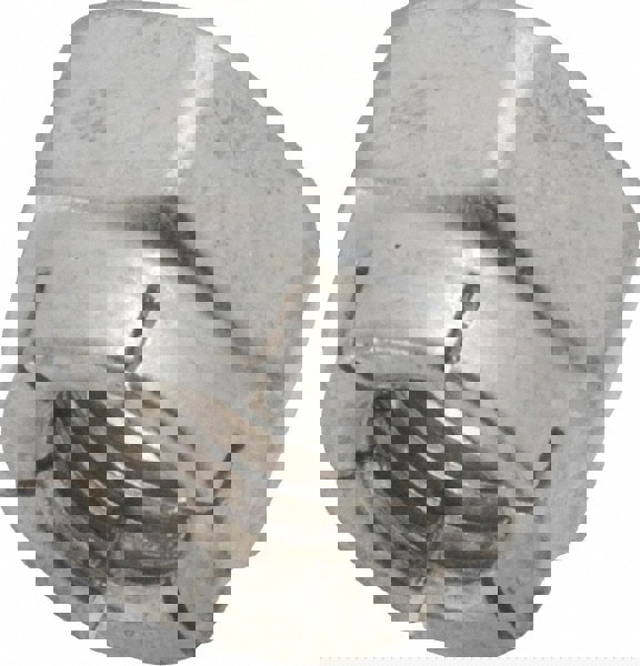 3/8-16 UNC Grade 2 Hex Lock Nut with Expanding Flex Top