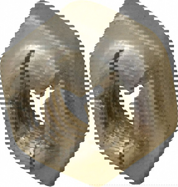 #10-32 UNJF Grade 2 Hex Lock Nut with Expanding Flex Top