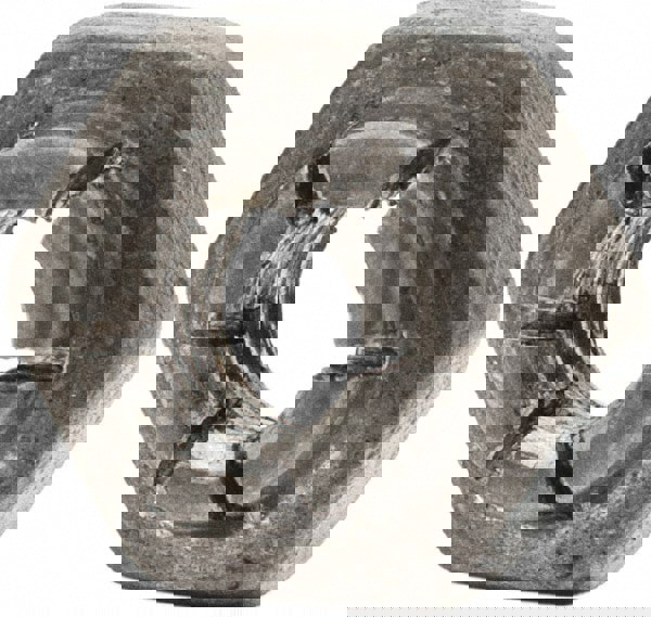 #10-24 UNJC Grade 2 Hex Lock Nut with Expanding Flex Top