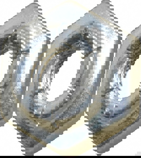 Heavy Hex Lock Nut: Flex Top, 1/4-20, Grade 2 Steel, Cadmium Finish