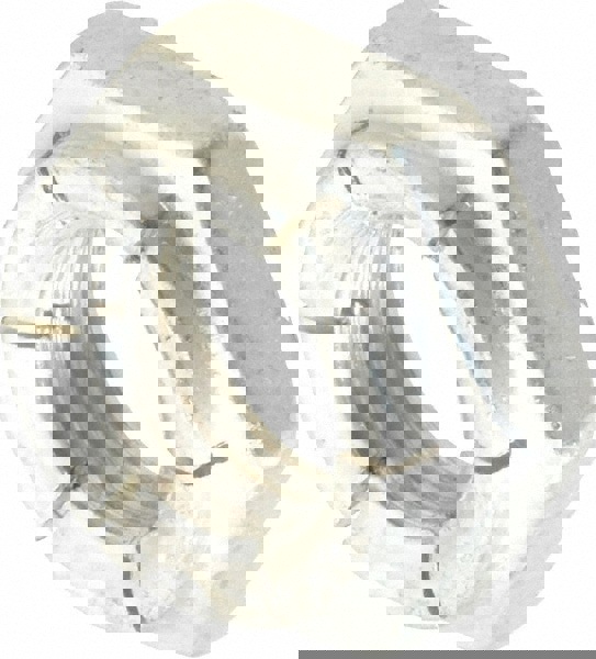 1/2-13 UNC Grade 2 Hex Lock Nut with Expanding Flex Top