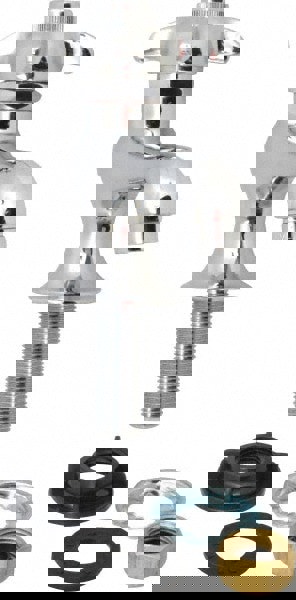 Standard, One Handle Design, Chrome, Round Deck Plate Single Mount Faucet