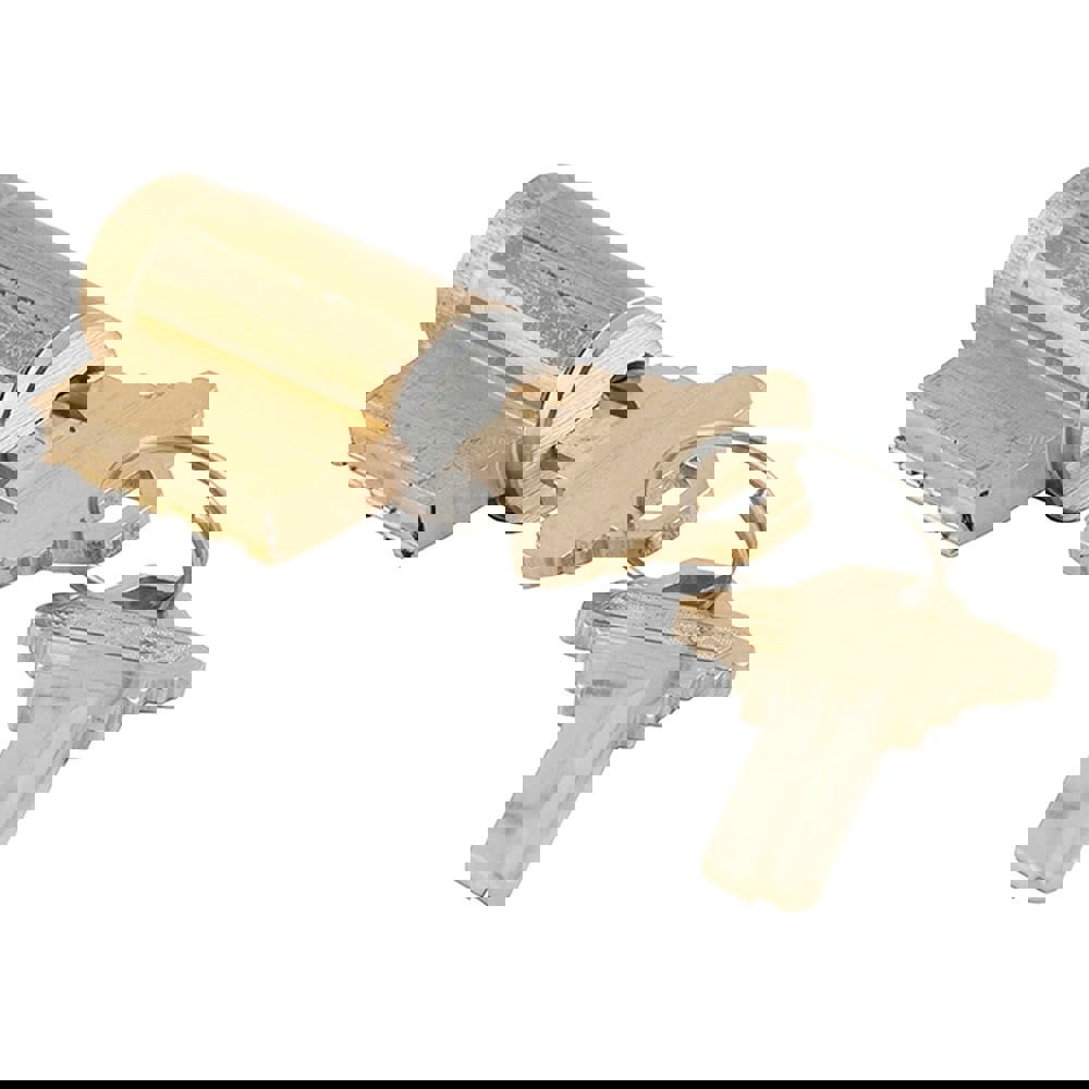 Cylinders; Type: Conventional Core ; Keying: C Keyway ; Number of Pins: 6 ; Finish/Coating: Satin Chrome