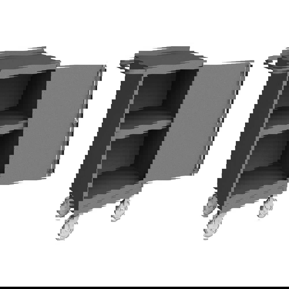 Mobile Utility Cart: Steel, Gray