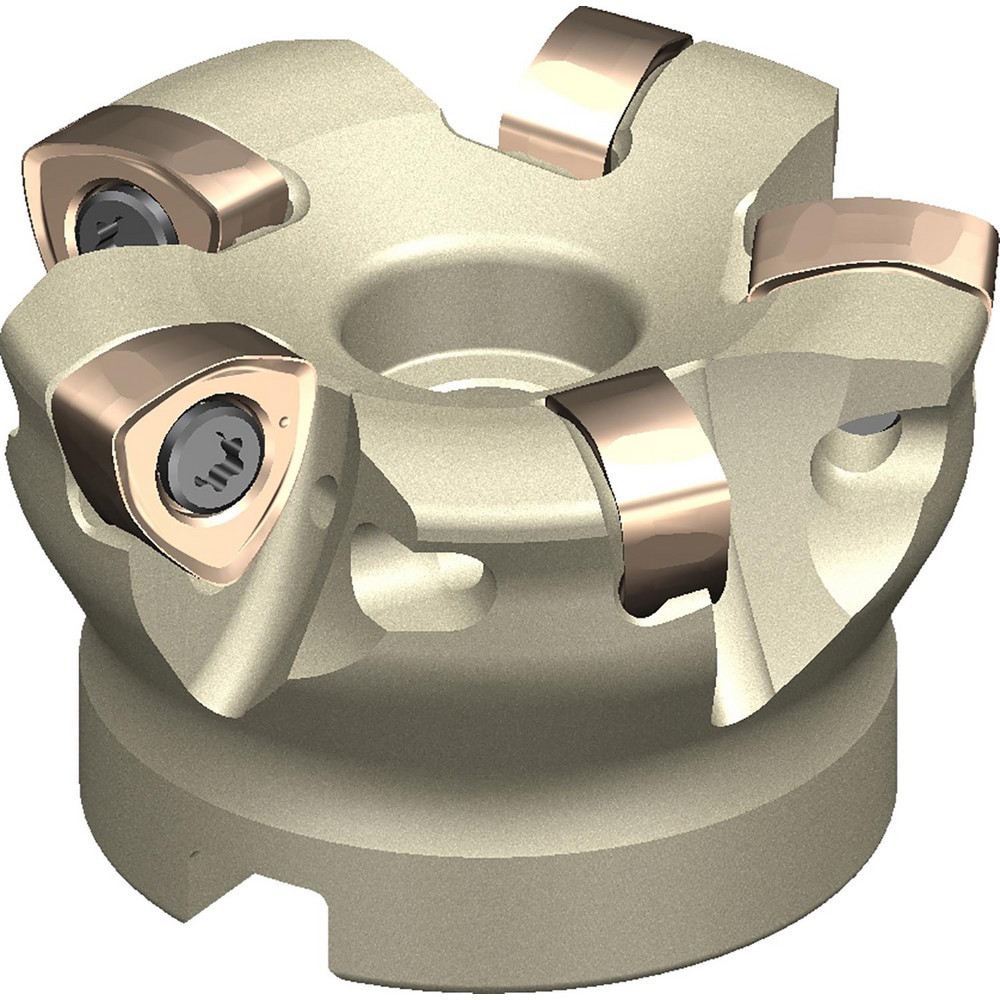 Indexable High-Feed Face Mills; Cutting Diameter (mm): 160.00 ; Minimum Cutting Diameter (mm): 3.00 ; Maximum Cutting Diameter (mm): 160.00 ; Maximum Depth of Cut (mm): 3.00 ; Arbor Hole Diameter (mm): 40.00 ; Compatible Insert Size Code: 08