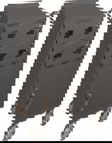 Mobile Utility Cart: Steel, Gray