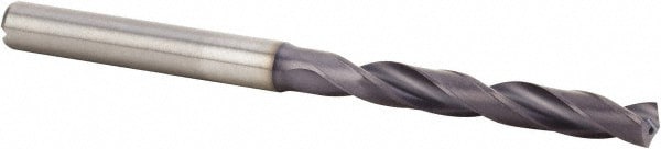 Jobber Length Drill Bit: 5.30 mm (0.2087) Dia, 140 deg, Solid Carbide