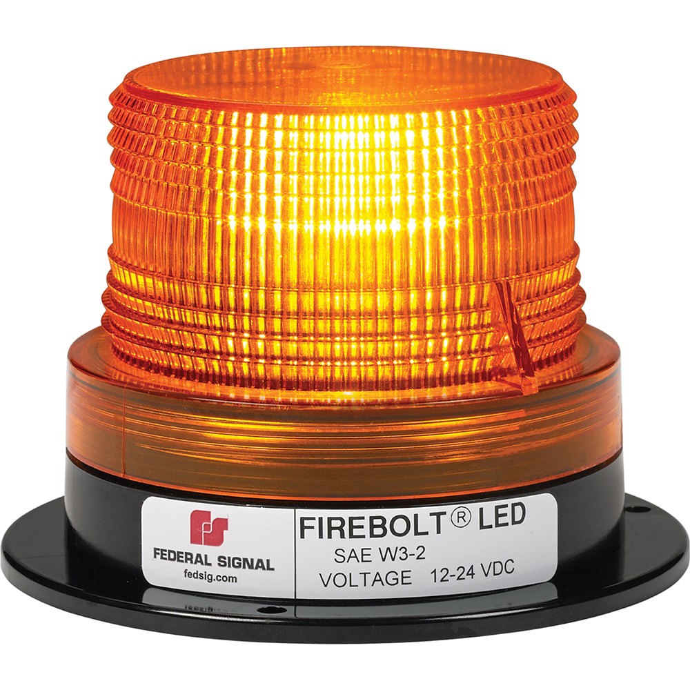 Emergency Light Assemblies; Light Assembly Type: Beacon ; Voltage: 12 to 24 V dc; 12-24 V dc ; Mount Type: Permanent ; Overall Diameter: 5.1in ; Brightness: Class II J ; Standards: SAE J845;Class 2