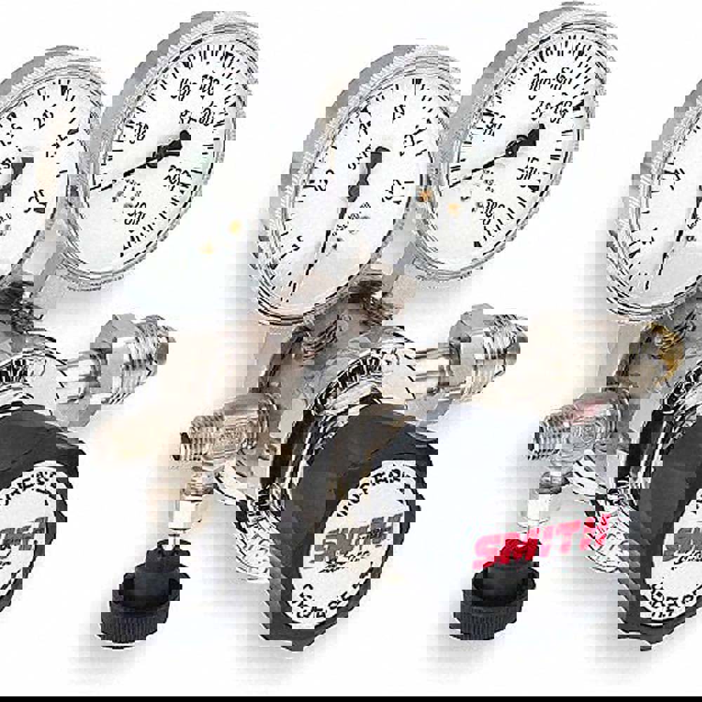 320 CGA Inlet Connection, 15 Max psi, Carbon Dioxide Welding Regulator