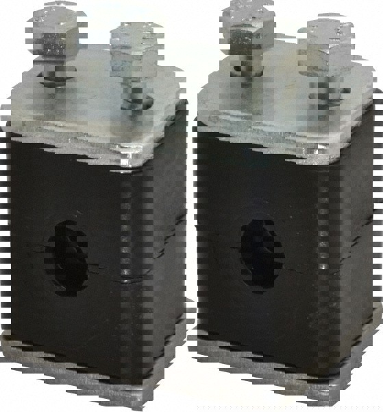 Polypropylene Standard Duty Vibration Control Clamp for 3/8