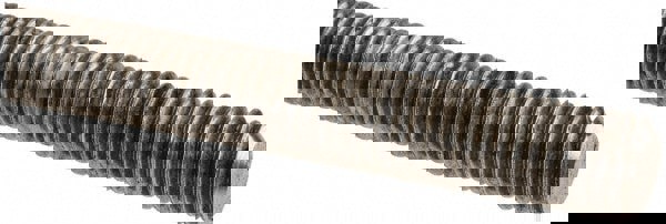 General-Purpose Threaded Rod: 1/2-13, 6' OAL, Stainless Steel, Plain Finish