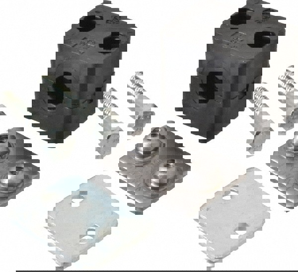 Polypropylene Standard Duty Vibration Control Clamp for 1/4