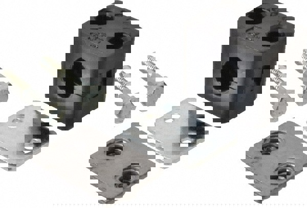 Polypropylene Standard Duty Vibration Control Clamp for 3/8