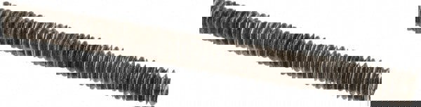 General-Purpose Threaded Rod: 1/4-20, 6' OAL, Stainless Steel, Plain Finish