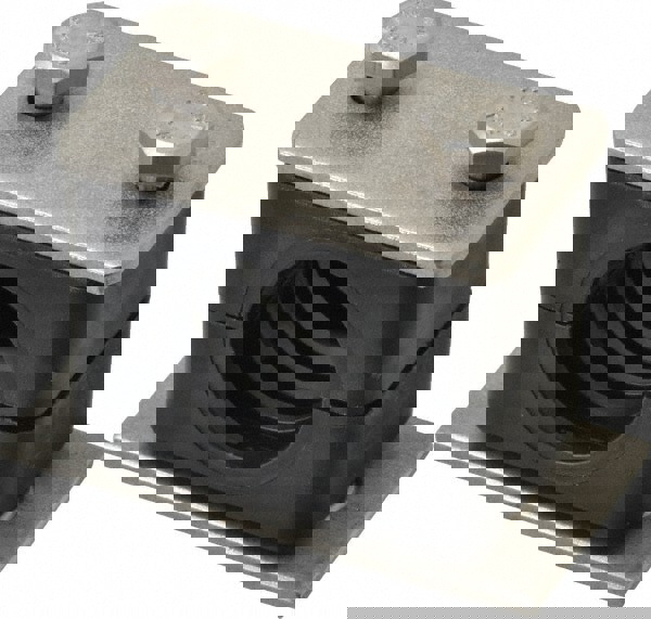 Polypropylene Standard Duty Stainless Vibration Control Clamp for 1