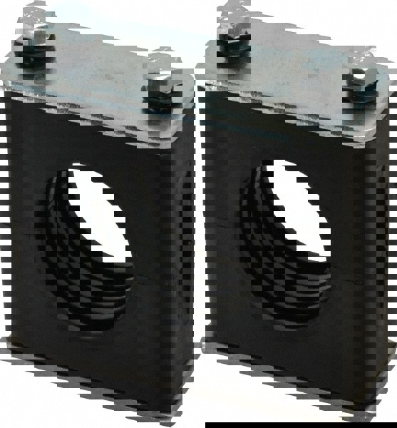 Polypropylene Standard Duty Vibration Control Clamp for 1-1/2