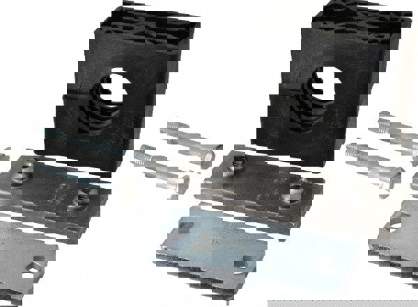 Polypropylene Heavy Duty Vibration Control Clamp for 1-1/2