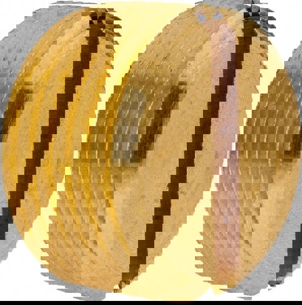 Industrial Pipe Slotted Plug: 3/8