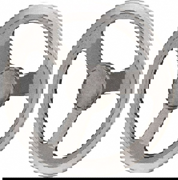 Spoked Offset Handwheel: Aluminum, Plain Finish