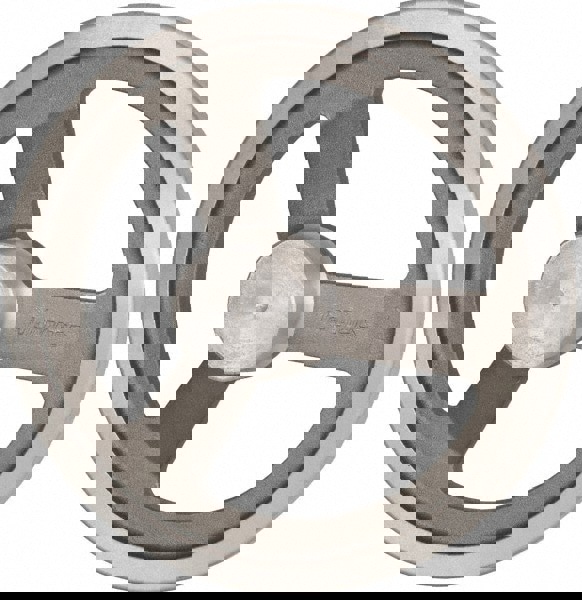 Spoked Offset Handwheel: Aluminum, Plain Finish