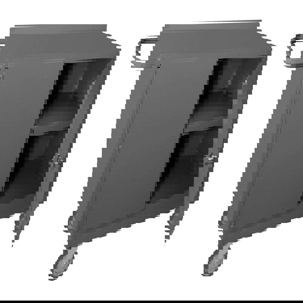 Mobile Utility Cart: Steel, Gray