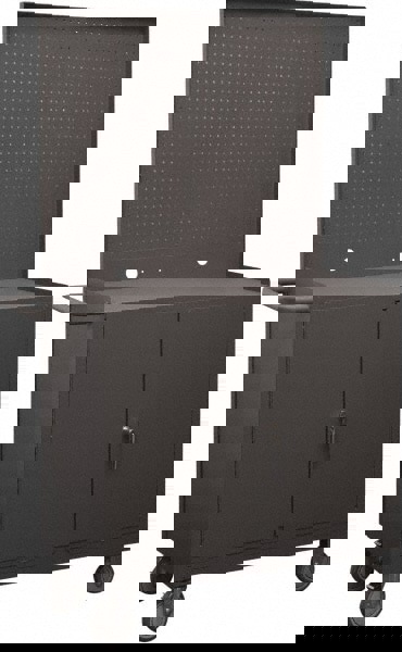 Mobile Utility Cart: Steel, Gray