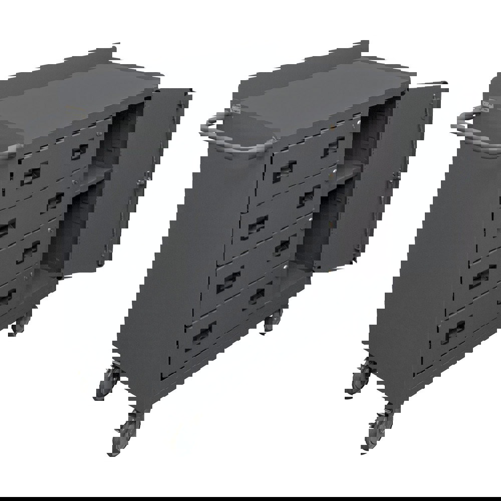 Mobile Utility Cart: Steel, Gray