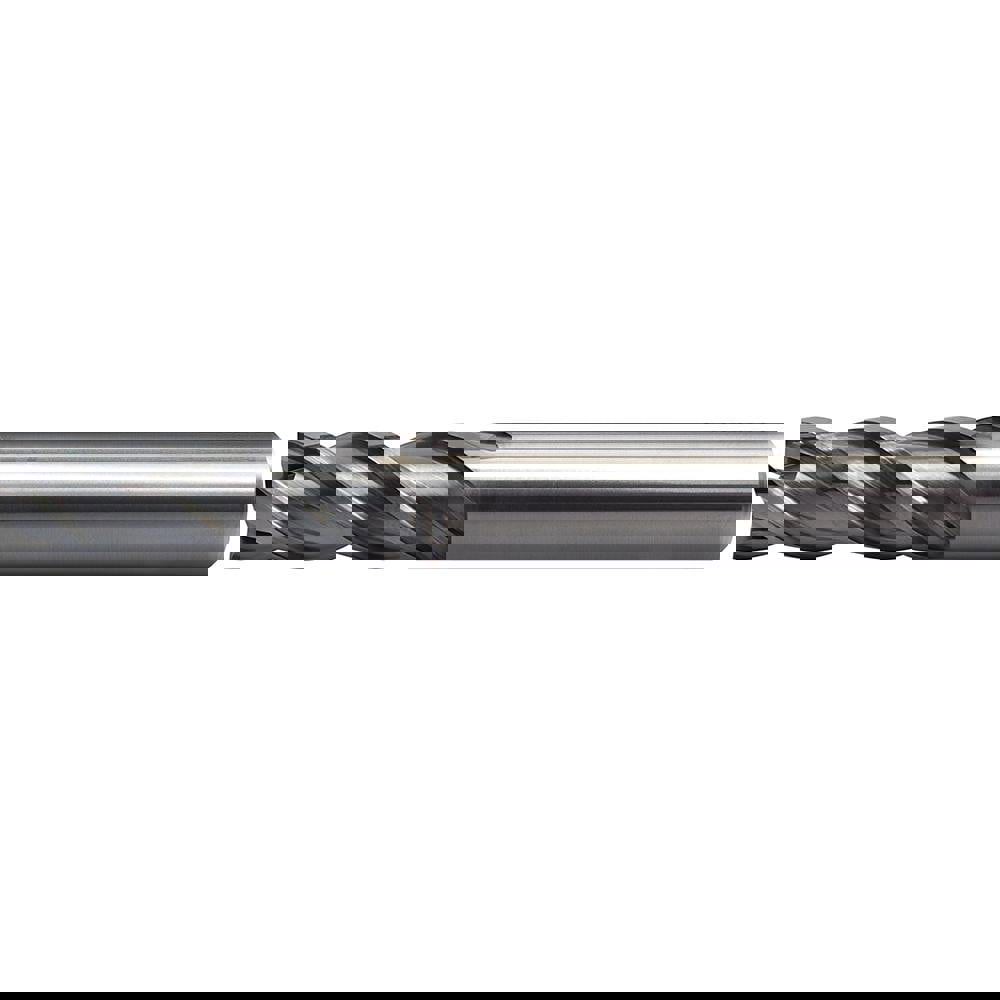 Square End Mill: 1 mm Dia, 4 Flutes, 3 mm LOC, Solid Carbide, 40 &deg; Helix