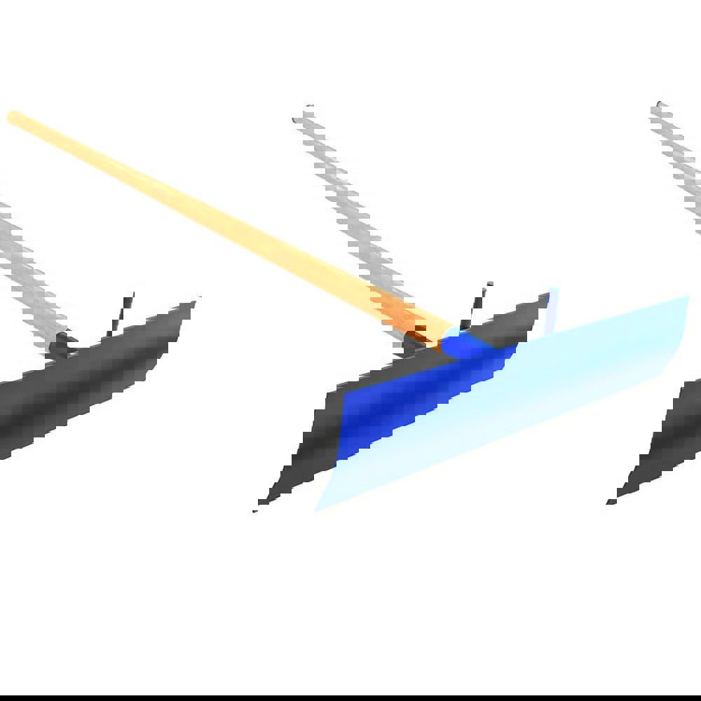 Garden Rakes; Rake Type: Flat Rake ; Handle Type: Removable ; Number of Tines: 1 ; Tine Material: Steel ; Handle Length: 60in ; Tine Length: 19.5