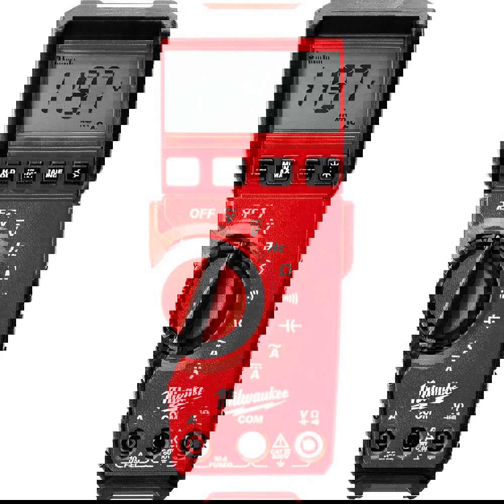 CAT III, Auto Ranging Digital & True RMS Multimeter: 600 VAC/VDC