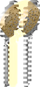 Multi Function Hand Shower in Vibrant Brushed Moderne Brass (Shower Hose Sold Separately)