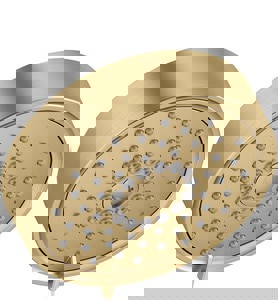 Multi Function Showerhead in Vibrant Brushed Moderne Brass