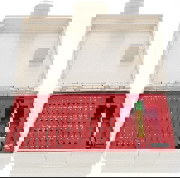 Class ZZ Plug Gage Set: 0.2 to 1.28 mm Range, 55 Pc