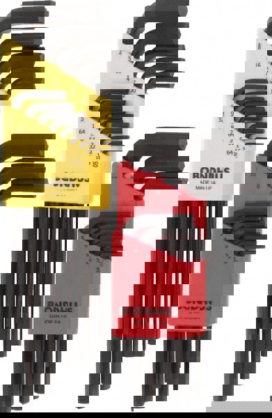 22 Piece L-Key Hex Key Set