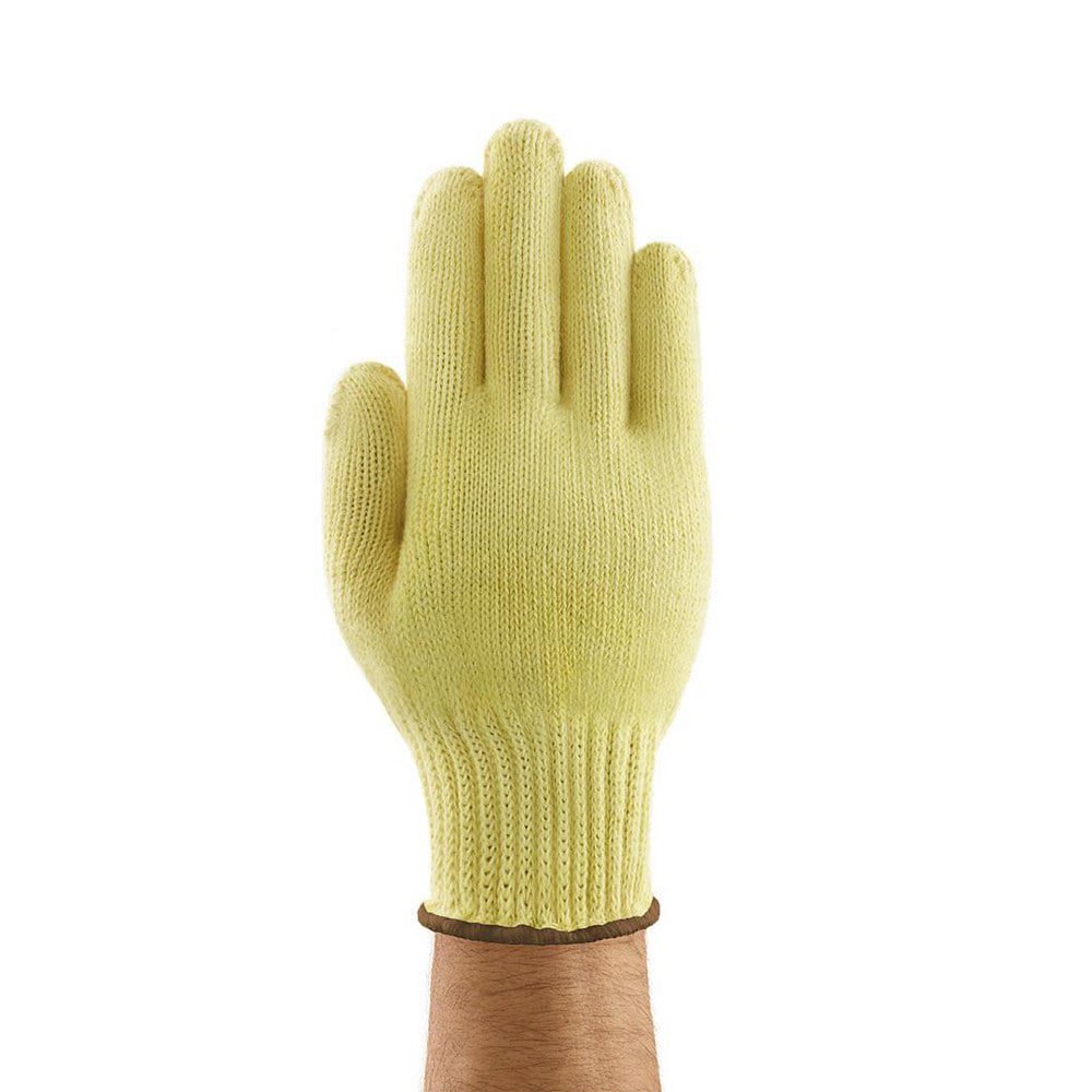Cut & Abrasion-Resistant Gloves: HyFlex 70-225, Size Medium, ANSI Cut A3, ANSI Puncture 0, Uncoated, Kevlar