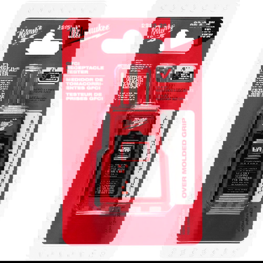 Circuit Continuity & Voltage Testers; Tester Type: Receptacle Tester with GFCI ; Minimum Voltage: 0 V ; Maximum Voltage: 300 VAC ; Display Type: Light Indicator ; Audible Alert: No ; Power Supply: AC Adapter