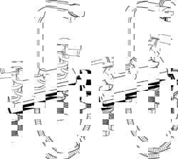 Kitchen & Bar Faucets; Type: Kitchen ; Style: w/Spray; 2 Handle With Spray ; Mount: Deck Plate ; Design: Two Handle ; Handle Type: Lever ; Spout Type: High Arc