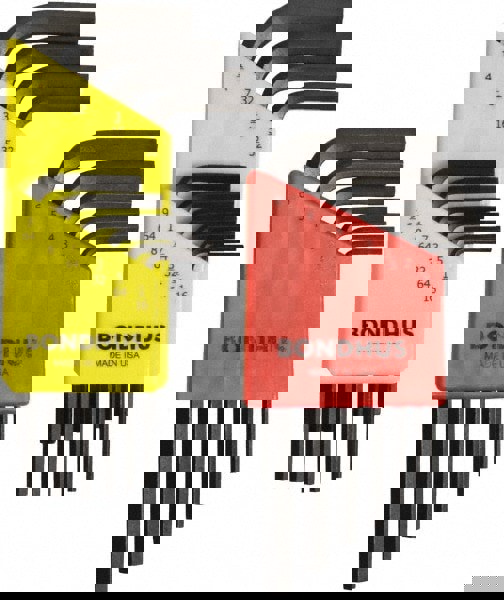 17 Piece L-Key Hex Key Set