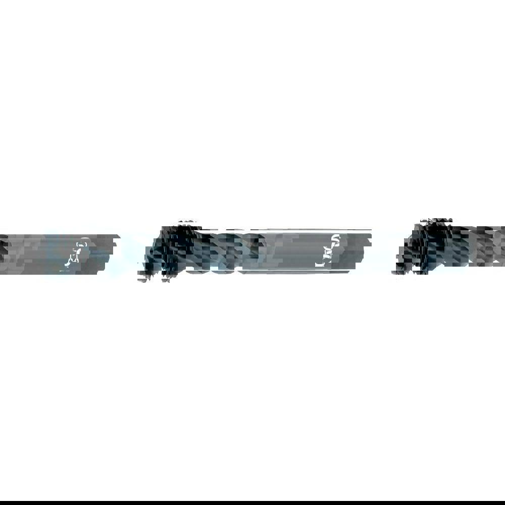 Spiral Flute Tap: 1/4-20, UNC, 3 Flute, Modified Bottoming Chamfer, 2B Class of Fit, Vanadium High-Speed Steel, Oxide Finish