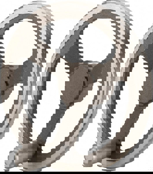 Spoked Offset Handwheel: Aluminum, Plain Finish