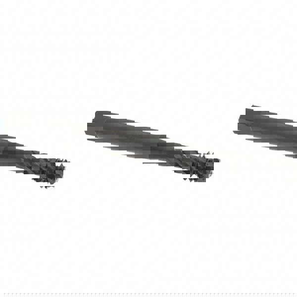 Spiral Flute Tap: 5/16-18 UNC, 3 Flutes, Modified Bottoming, 2B Class of Fit, Vanadium High Speed Steel, Oxide Coated